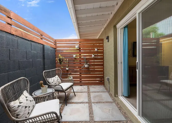 Mid-century Marvel - Poolside Patio With & Bocce